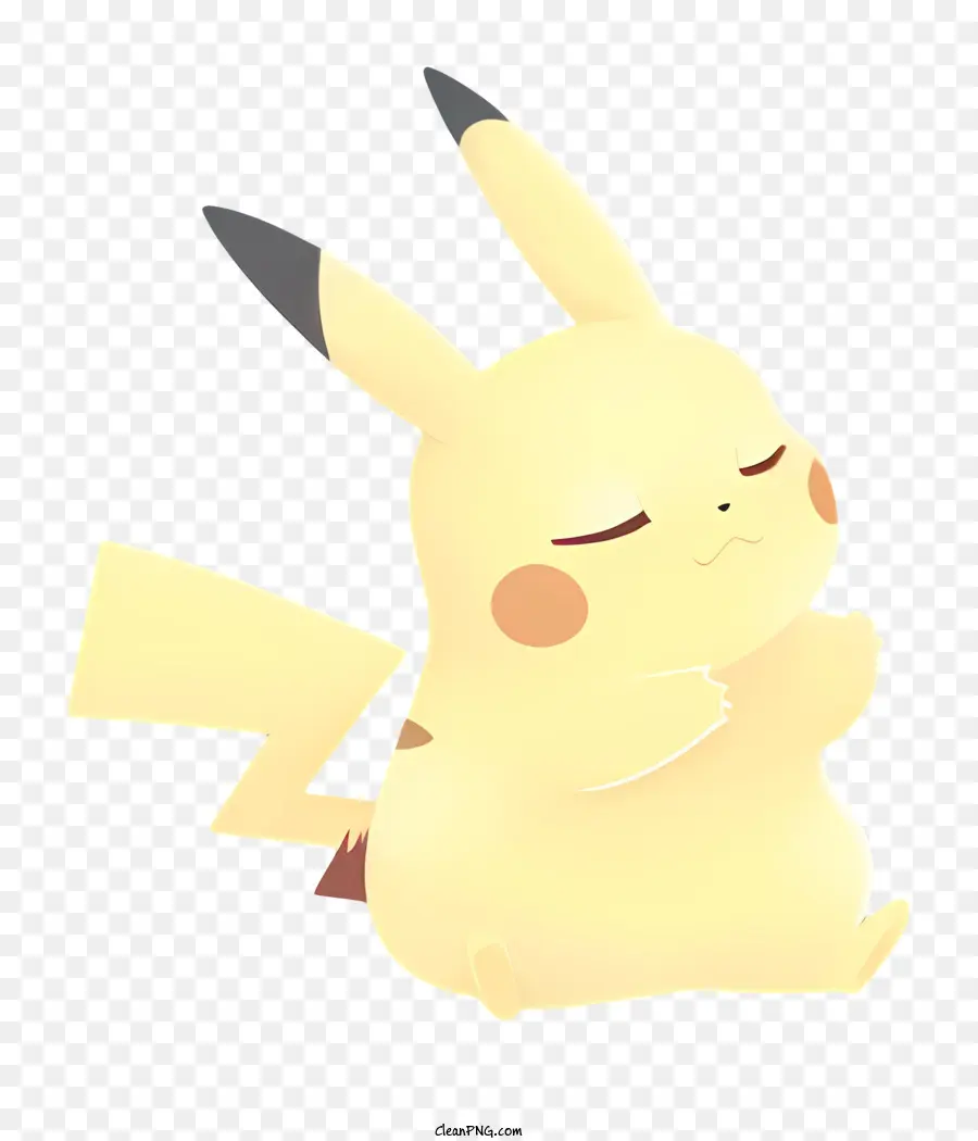 Pikachu，Sedang Tidur PNG