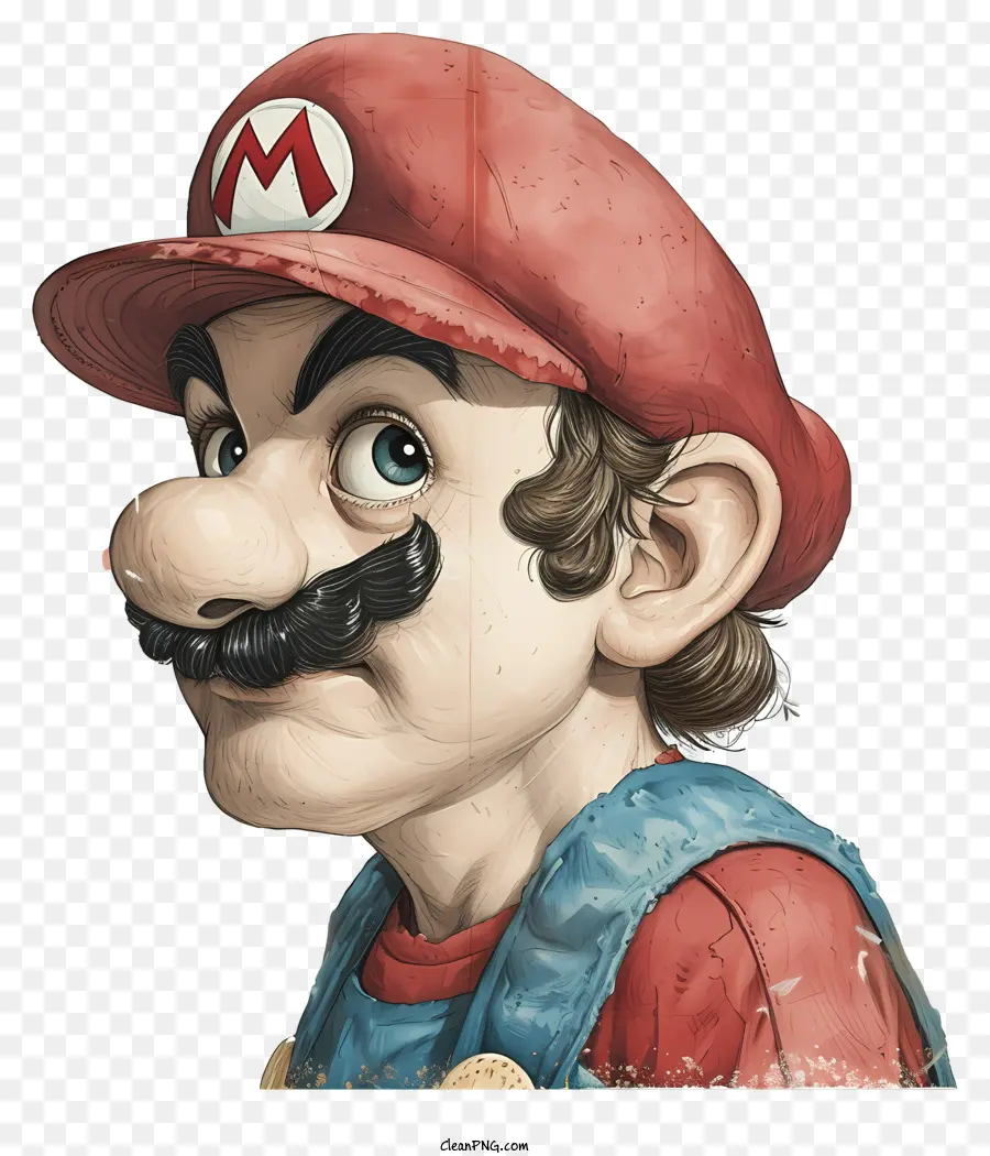 Mario，Lukisan Digital PNG