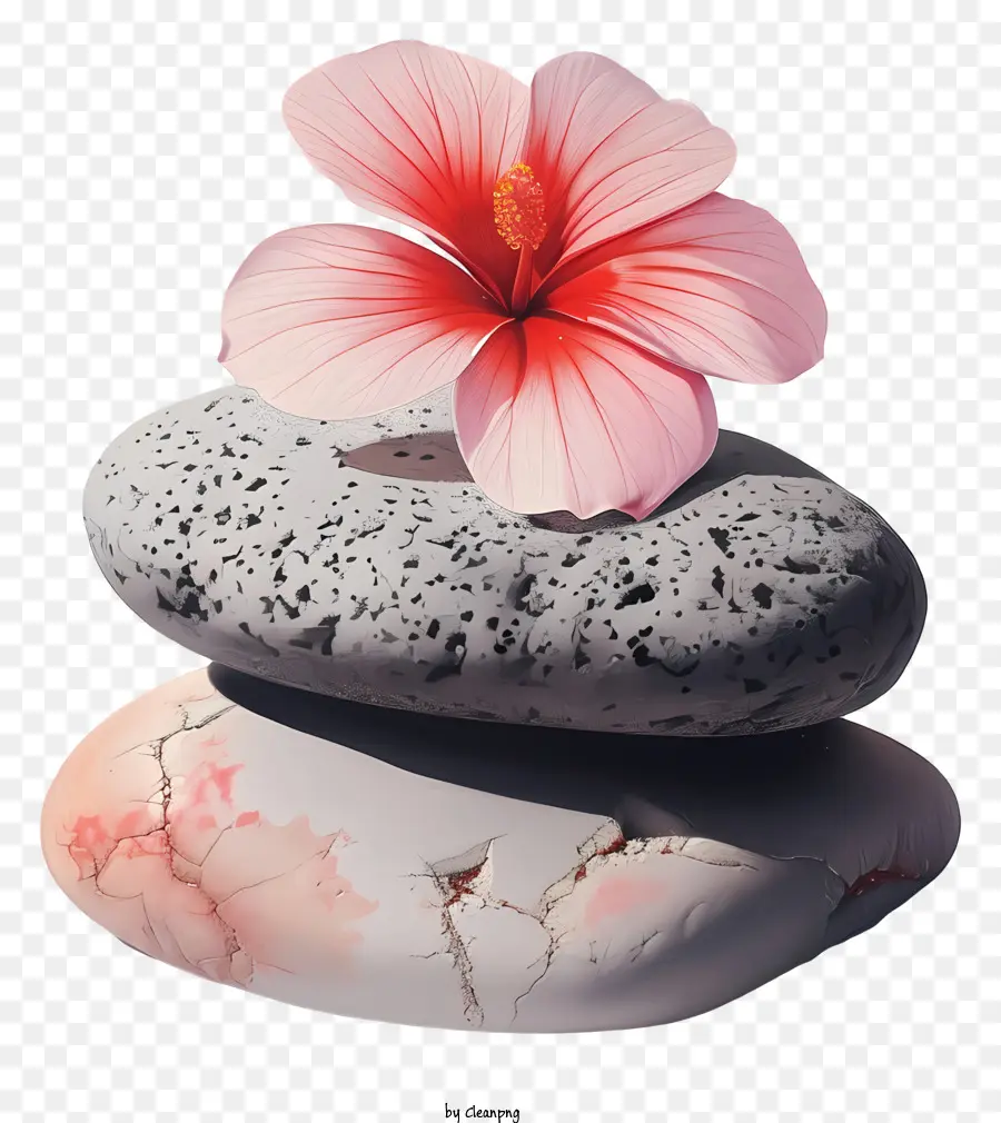 Batu，Bunga Hibiscus Pink PNG