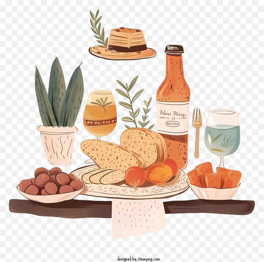 Pesach，Meja Makanan PNG