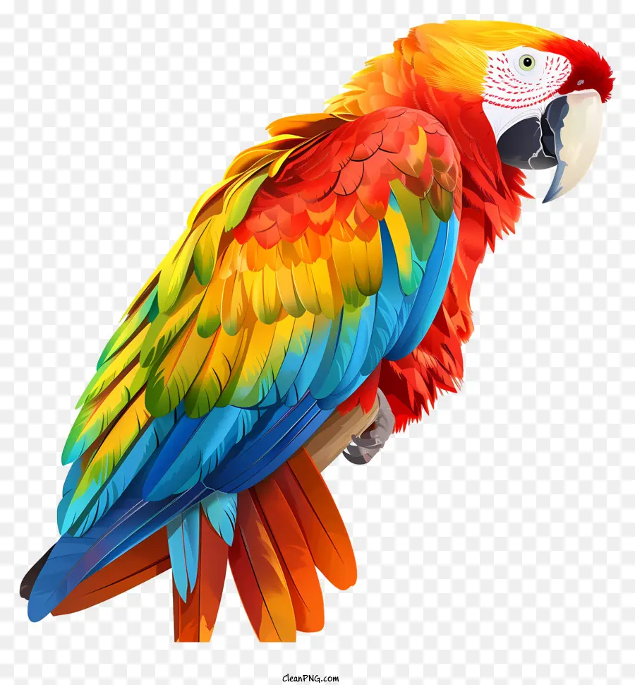 Macaw，Burung Beo Berwarna Warni PNG