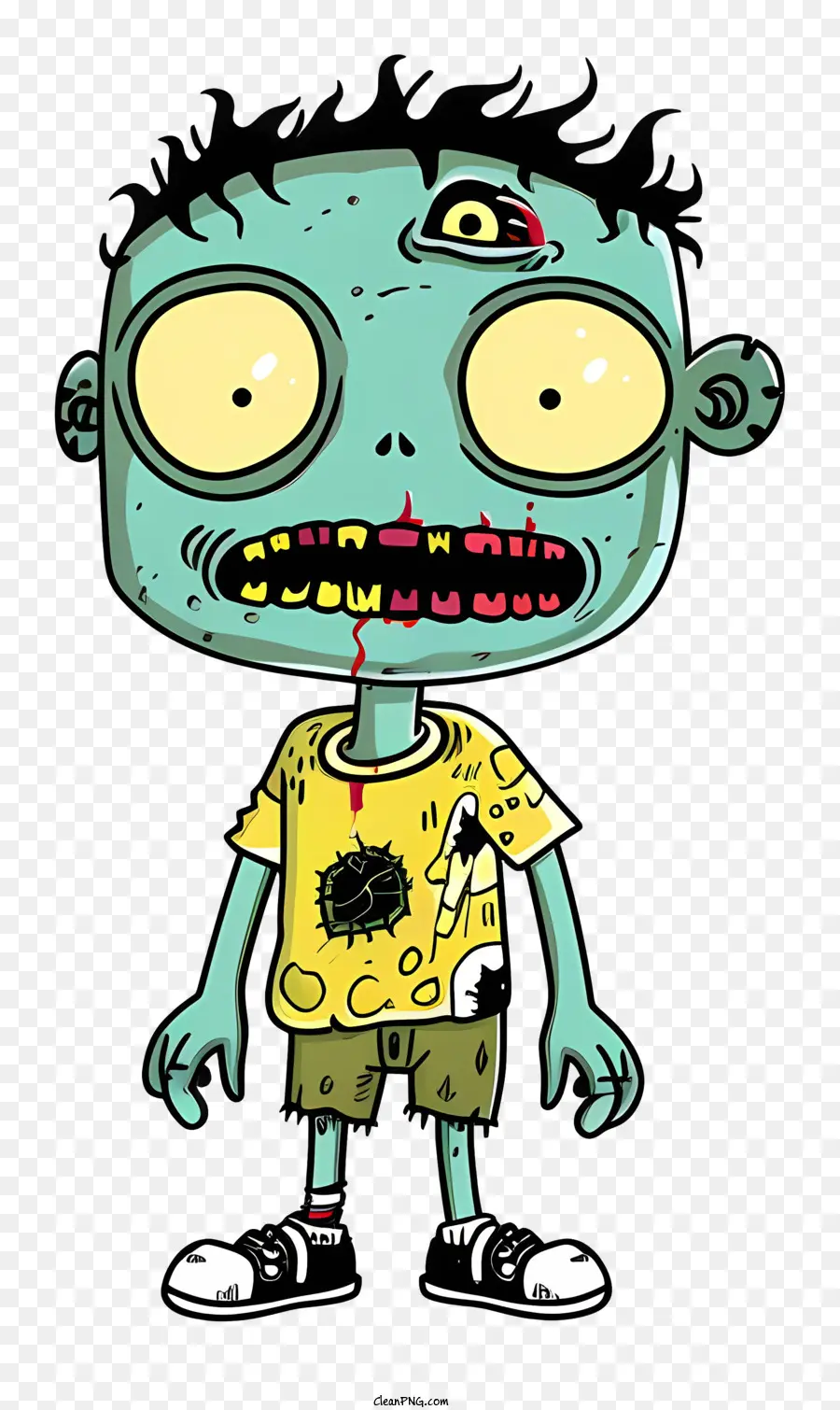 Zombie，Karakter Kartun PNG