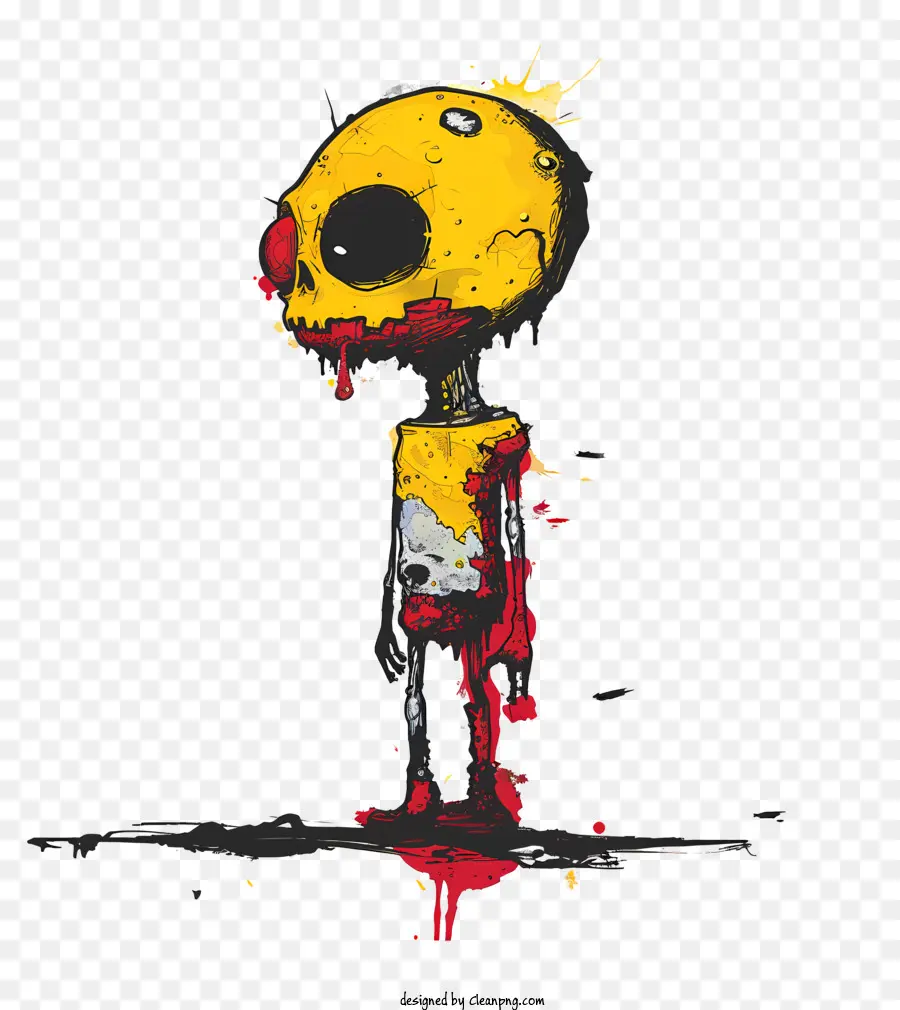 Zombie，Karakter Kartun PNG