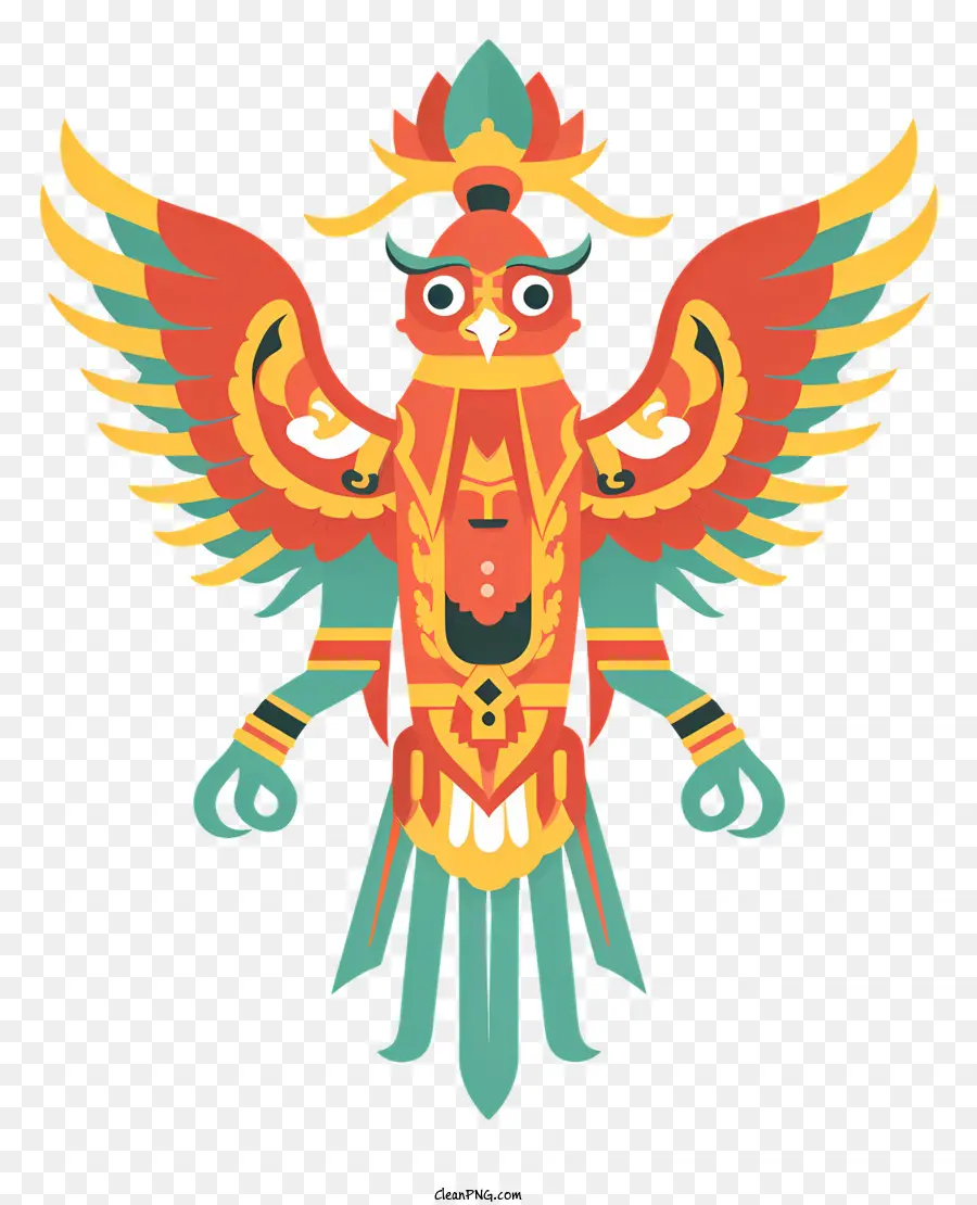 Abstrak Garuda，Burung Berbulu PNG