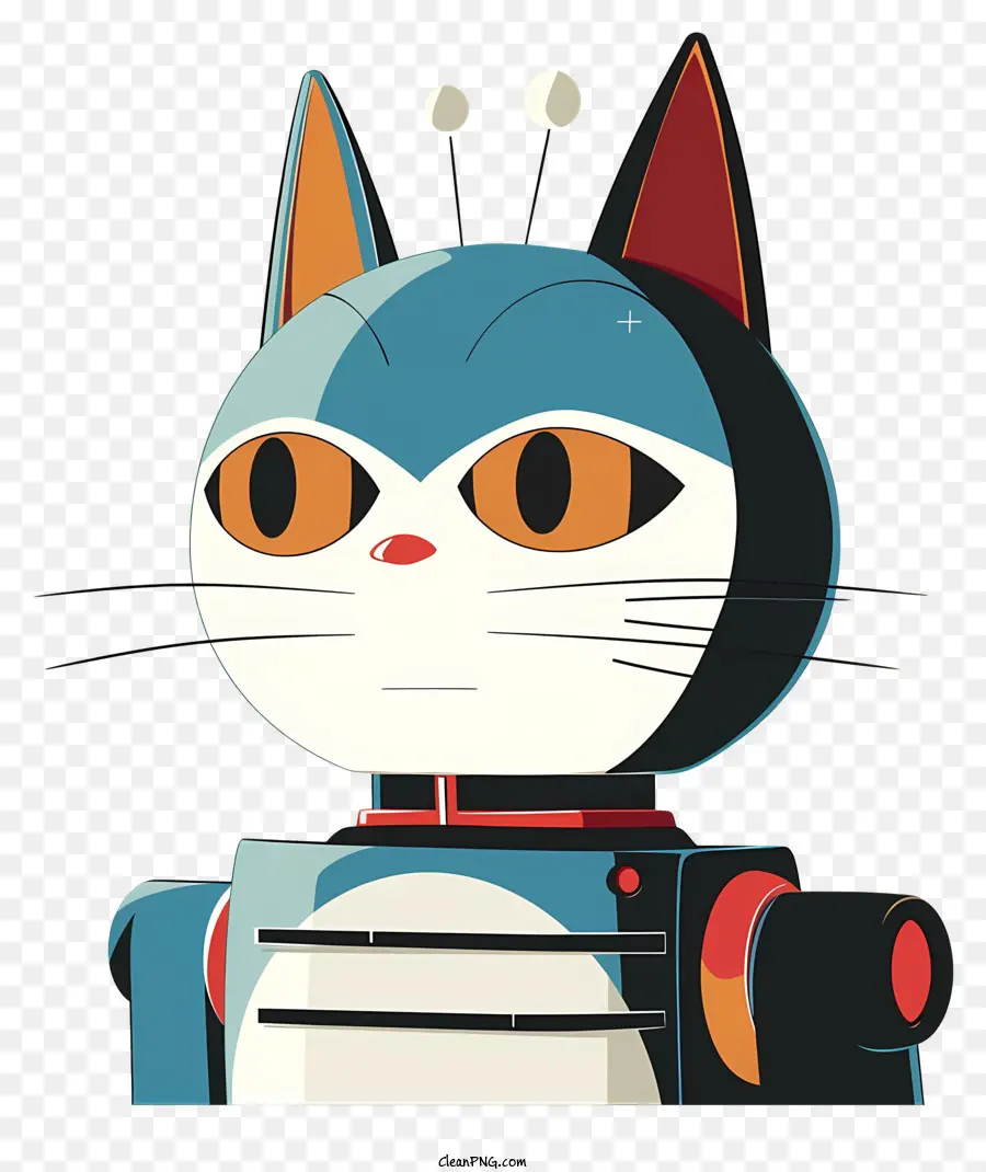 Robot Kucing，Kartun Robot PNG