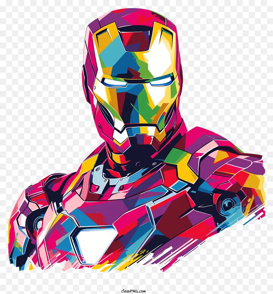 Manusia Besi，Lukisan Iron Man PNG