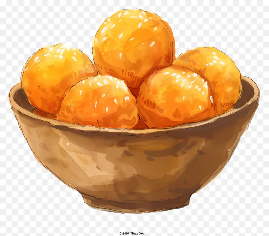 Laddu，Mangkuk Kayu PNG