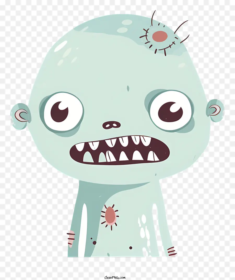 Zombie，Kartun Monster PNG
