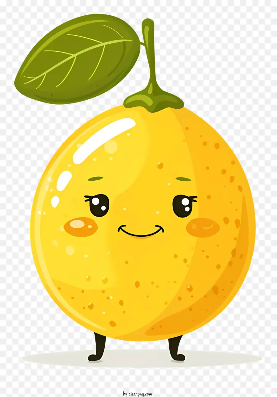Kartun Lemon，Lemon Tersenyum PNG