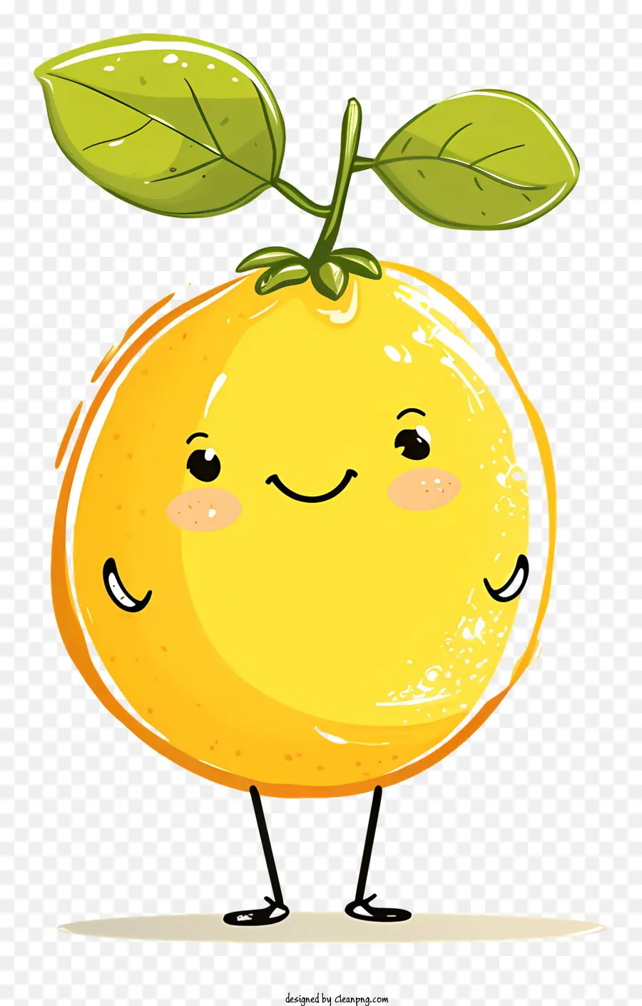 Lemon Kartun，Lemon Yang Lucu PNG