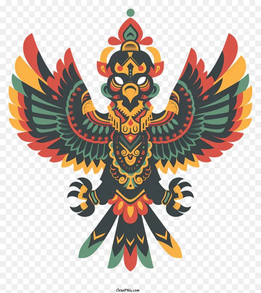 Garuda，Burung Berwarna Warni PNG