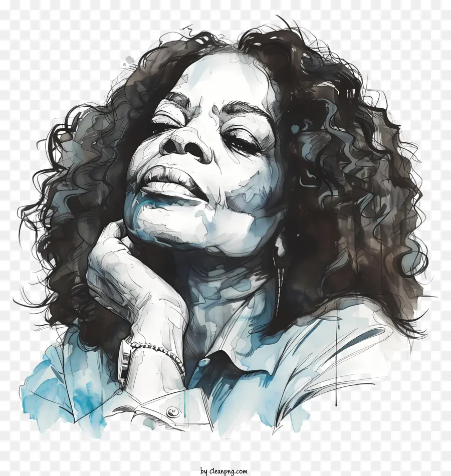 Oprah Winfrey，Lukisan Potret PNG