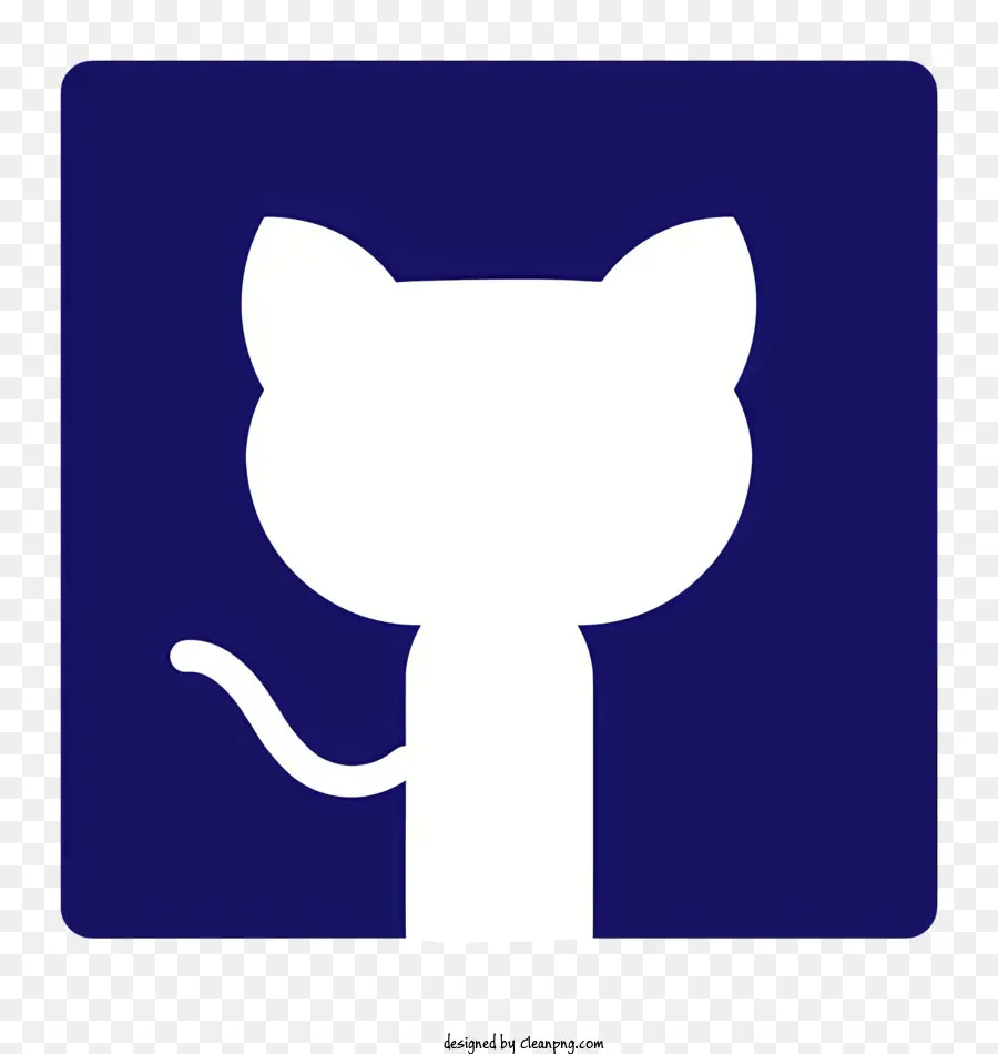 Ikon Github，Logo Github Biru PNG