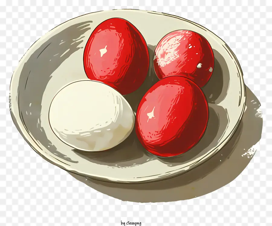 Telur，Telur Dicat PNG