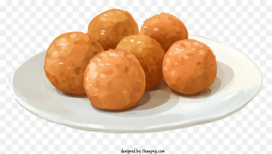 Laddu，Bola Goreng PNG