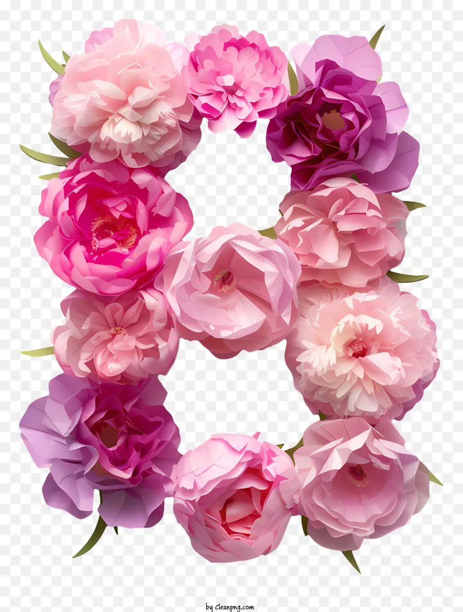 Bunga Nomor Delapan，Mawar Merah Muda PNG