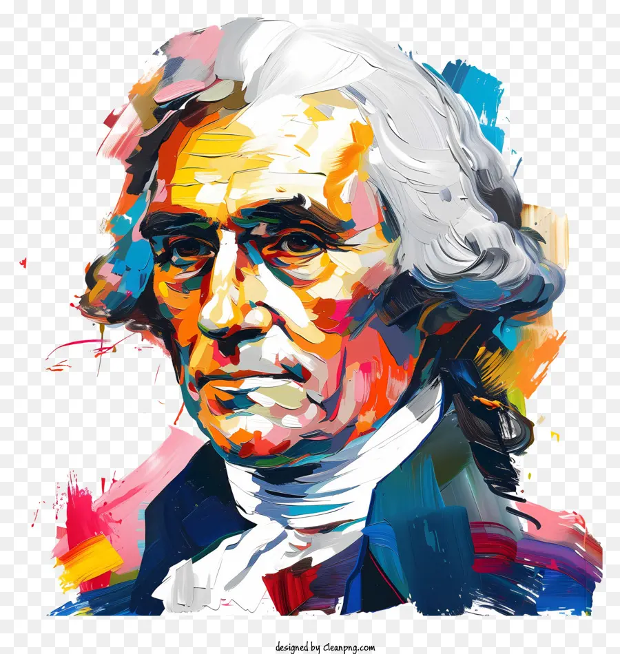 Thomas Jefferson，Potret PNG