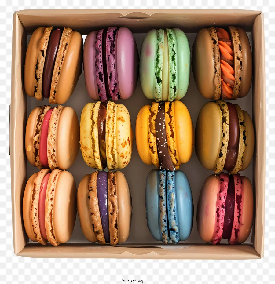 Makaroni，Macarons PNG