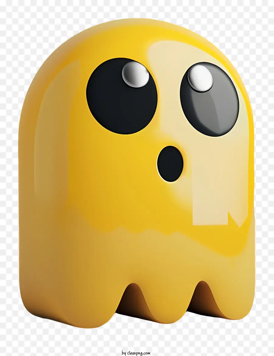 Pacman Hantu，Kuning Hantu PNG