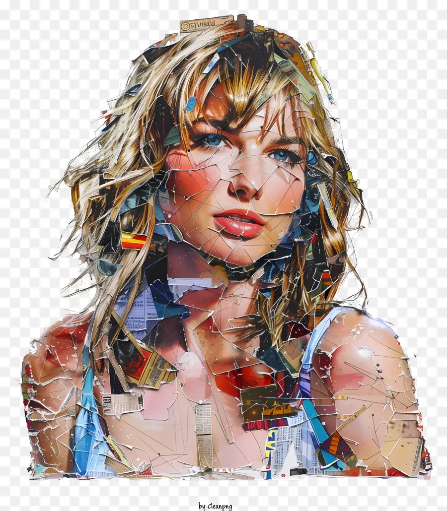 Taylor Swift，Potret Kolase PNG