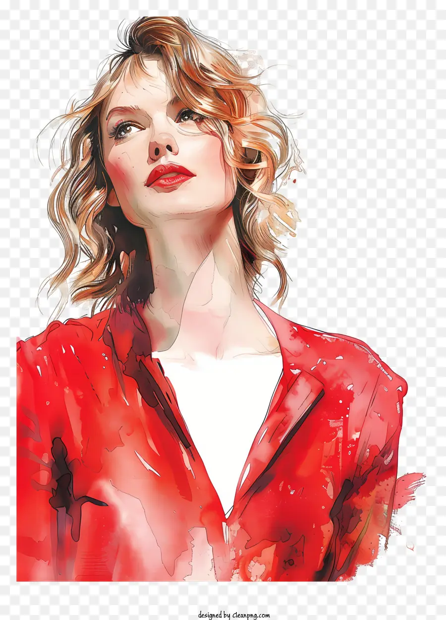 Taylor Swift，Lukisan Digital PNG