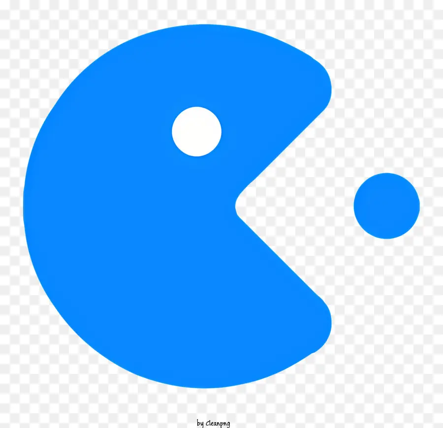 Logo Pacman，Karakter Biru PNG
