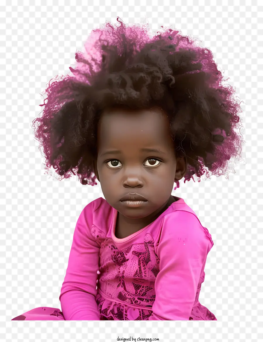 Anak，Gaya Rambut Afro PNG