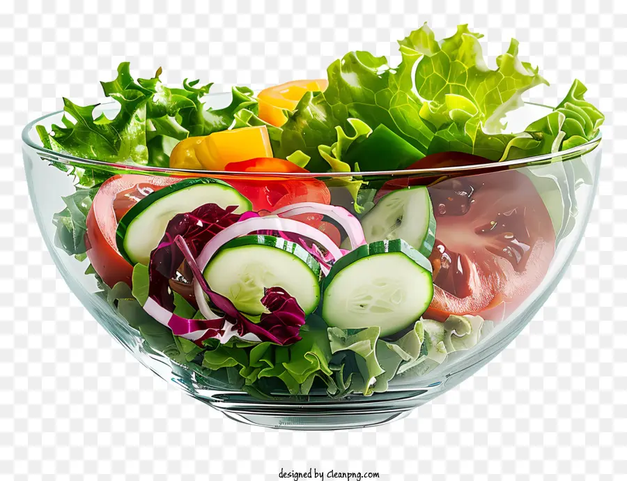 Mangkuk Salad，Hati Buah Dan Sayuran PNG