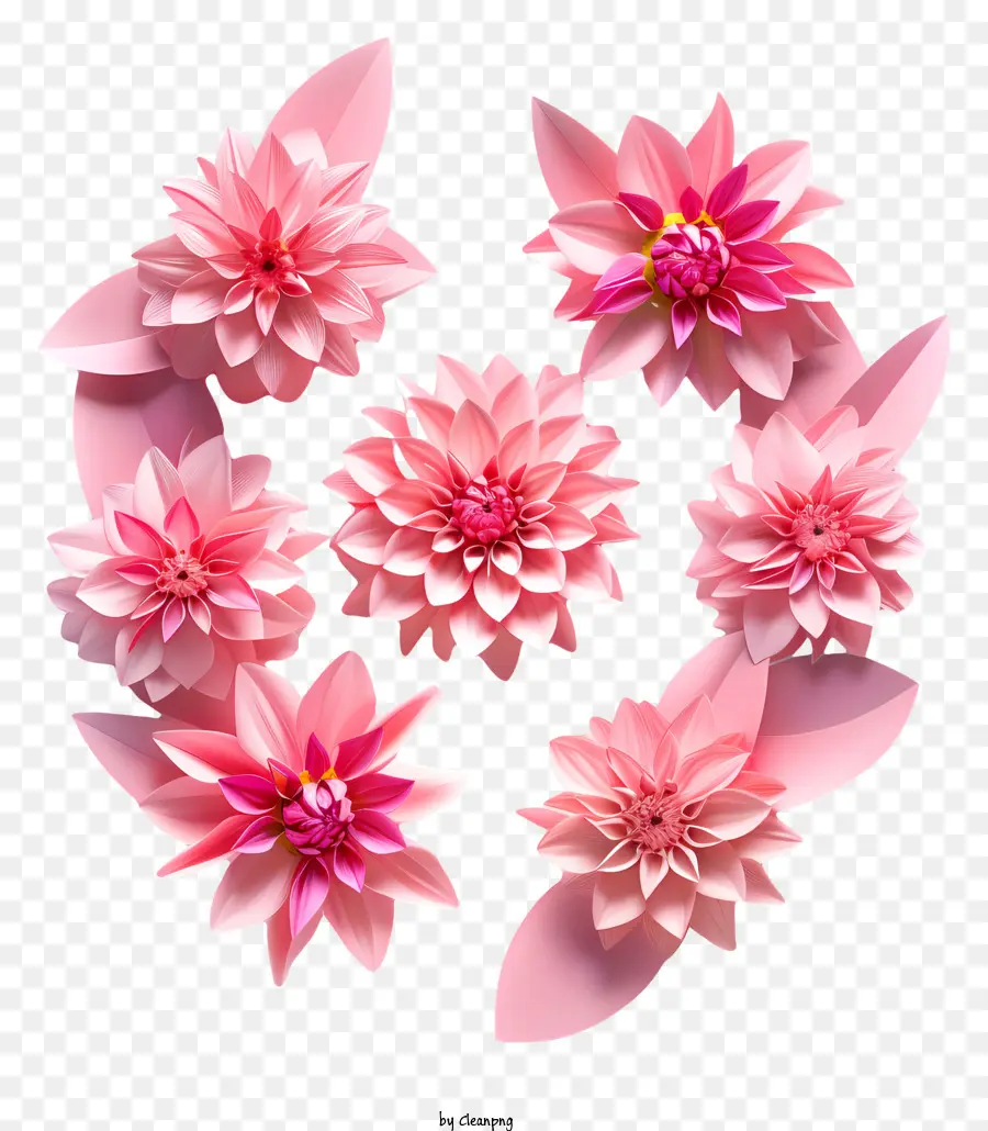 Bunga，Bunga Merah Muda PNG