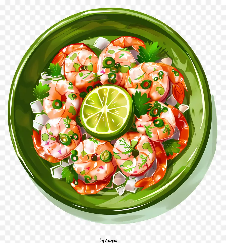 Ceviche，Salad Udang PNG