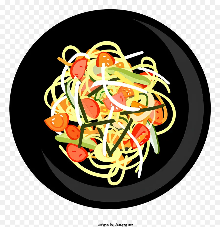 Somtum Thai Salad，Spaghetti PNG