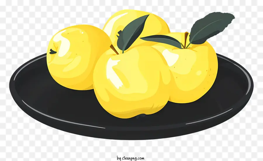 Apel Kuning，Lemon PNG
