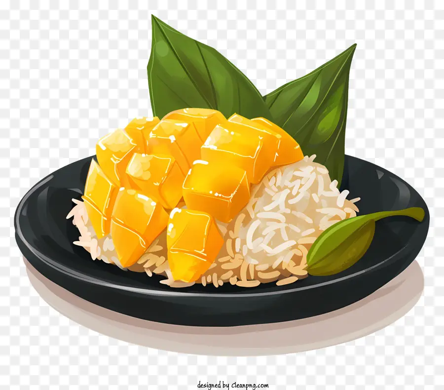 Nasi Ketan Mangga，Hidangan Penutup PNG