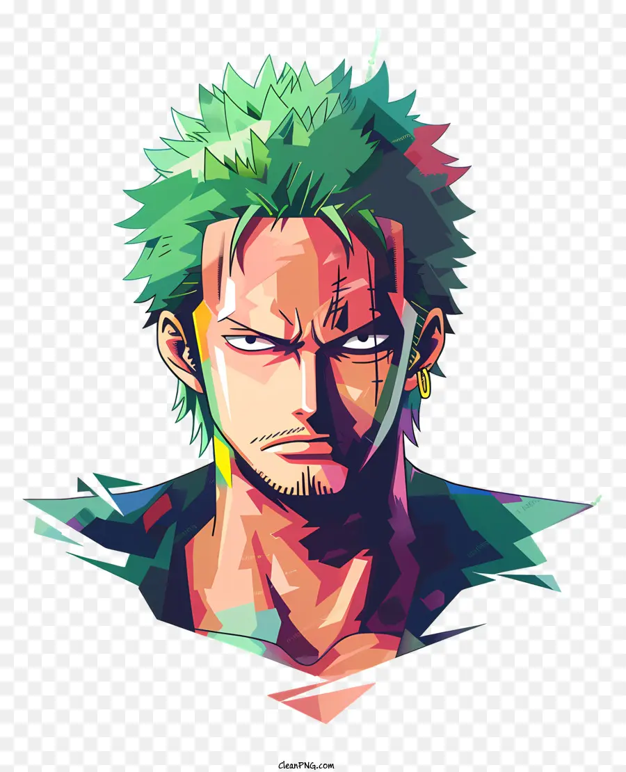 Satu Potong Roronoa Zoro，Karakter Anime PNG