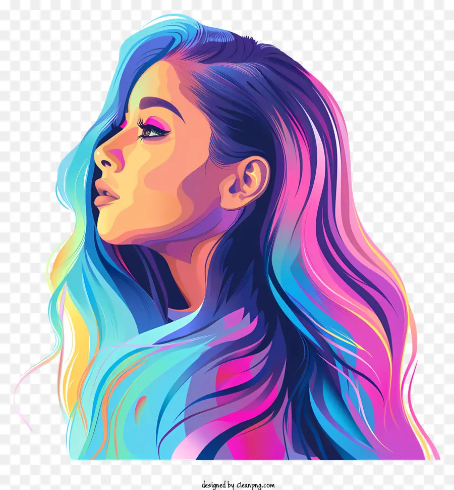 Ariana Grande，Lukisan Digital PNG