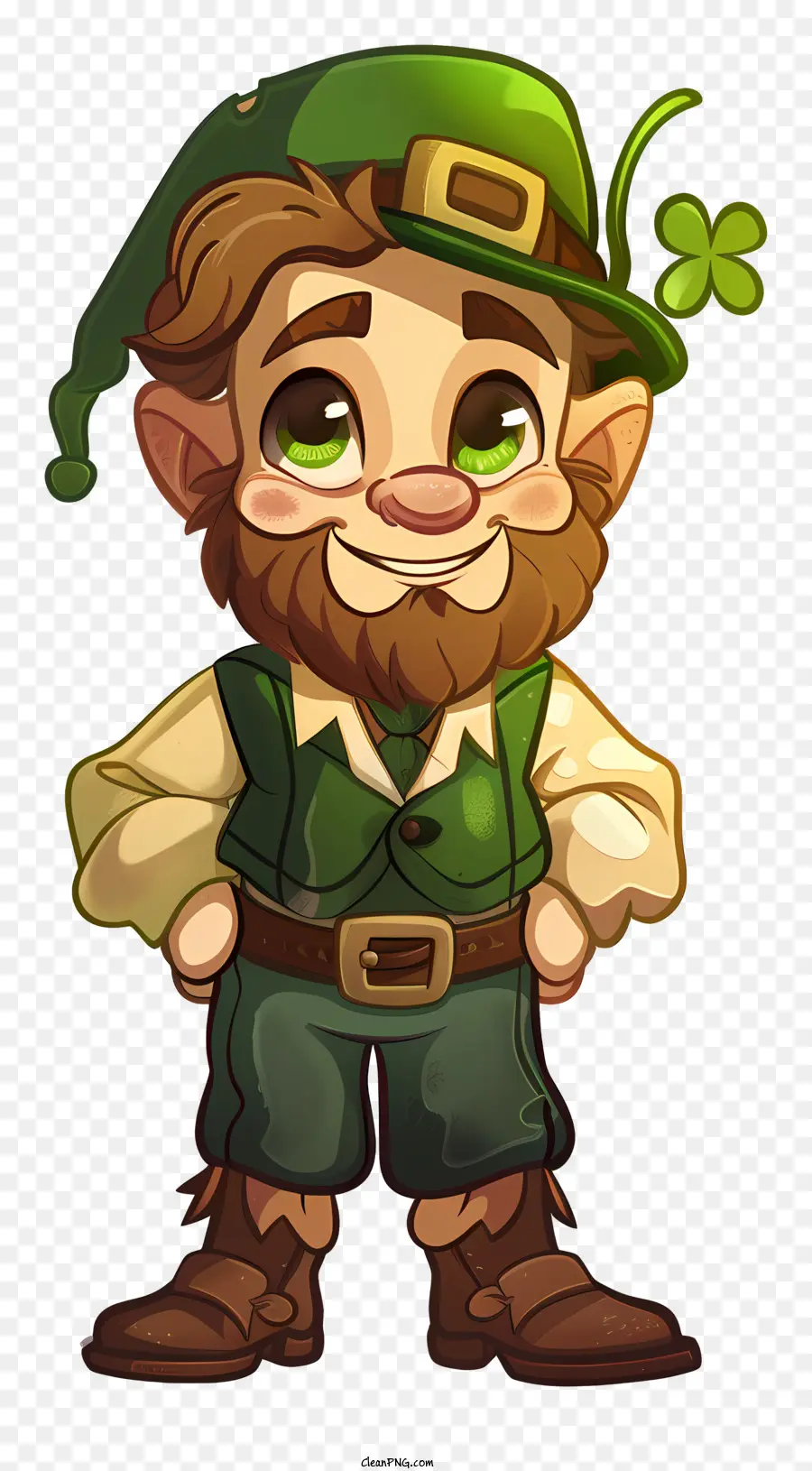 Selamat Hari St Patrick，Leprechaun PNG