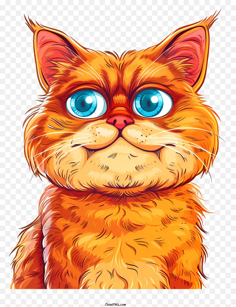 Kucing Lucu，Kucing Oranye PNG