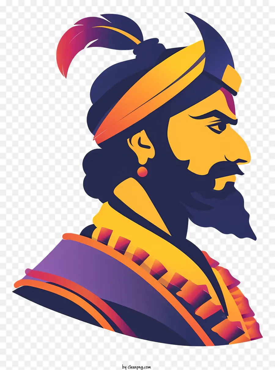 Shivaji Maharaj，Raja Berwarna Warni PNG