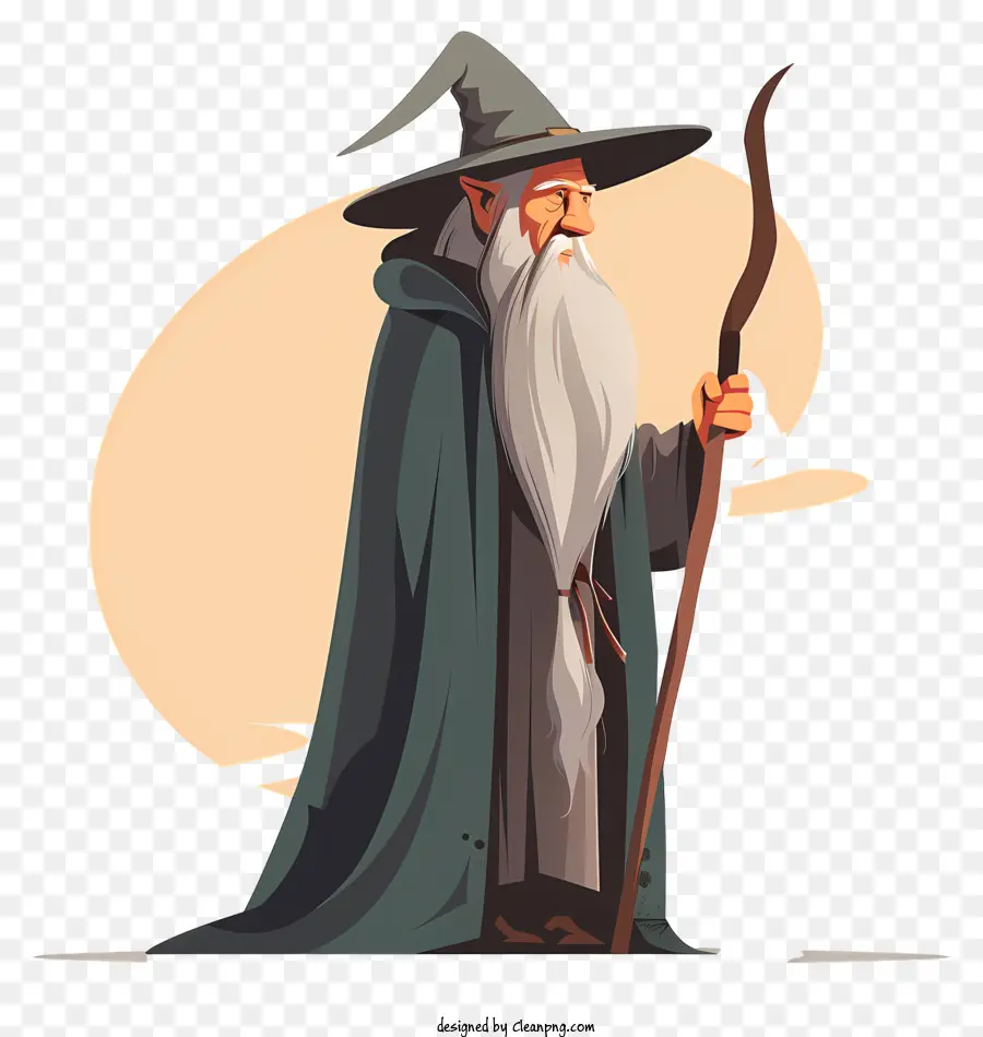 Gandalf，Penyihir Dengan Staf PNG