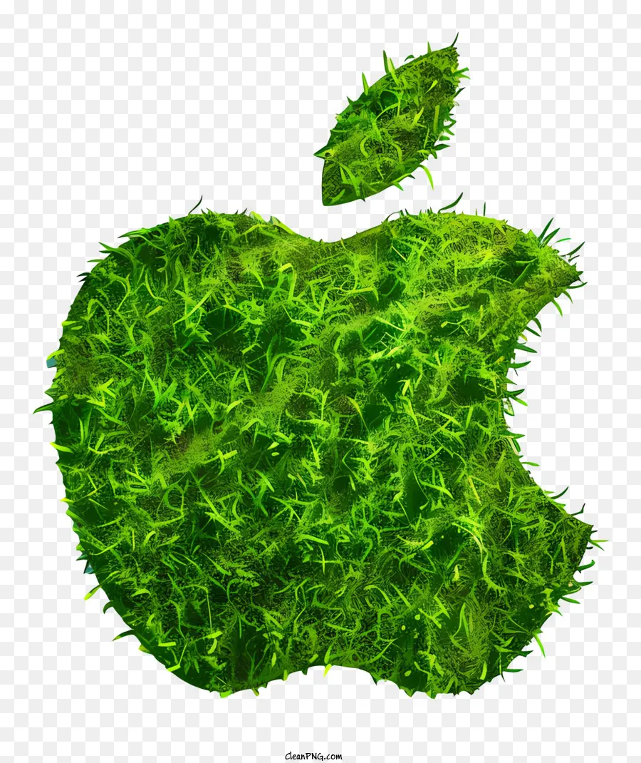 Logo Apel，Logo Apple Berdaun PNG