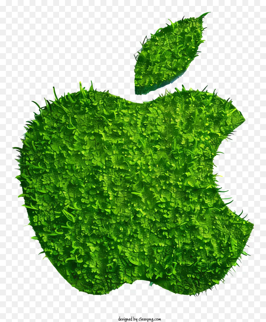 Logo Apel，Logo Apple Berdaun PNG