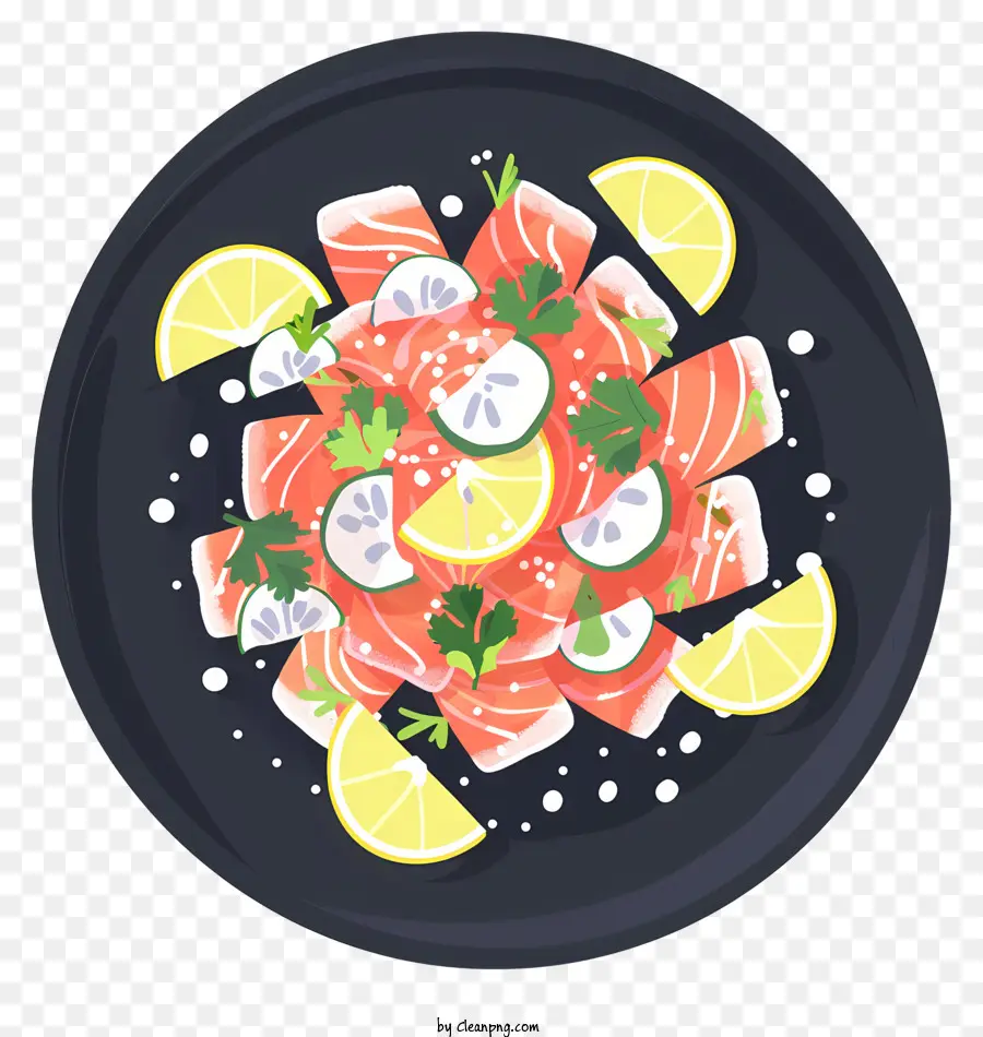 Ceviche，Salmon PNG