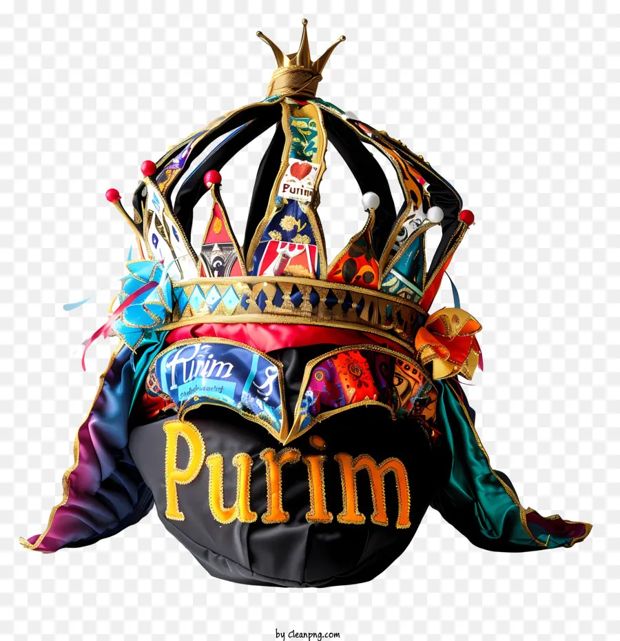 Purim，Mahkota Purim PNG