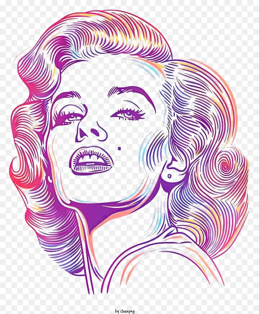 Marilyn Monroe，Siluet PNG