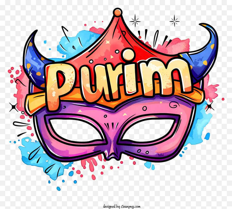 Purim，Topeng Purim PNG