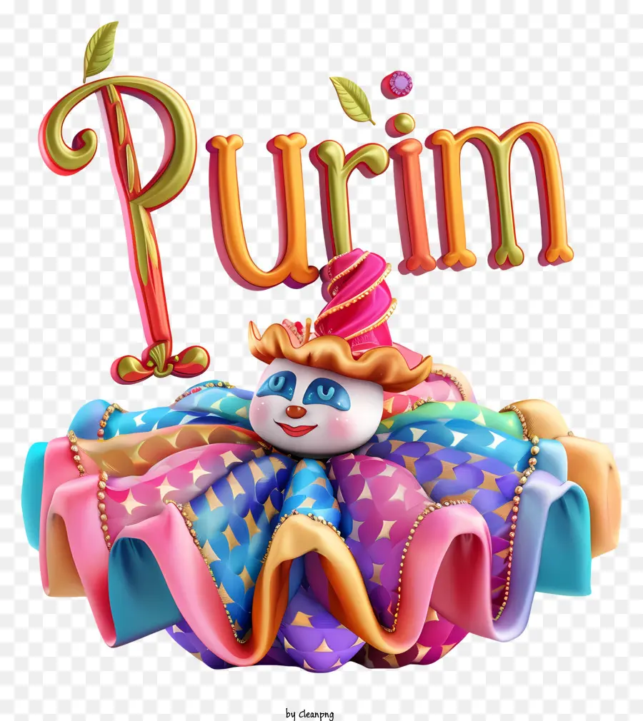 Purim，Badut Purim PNG