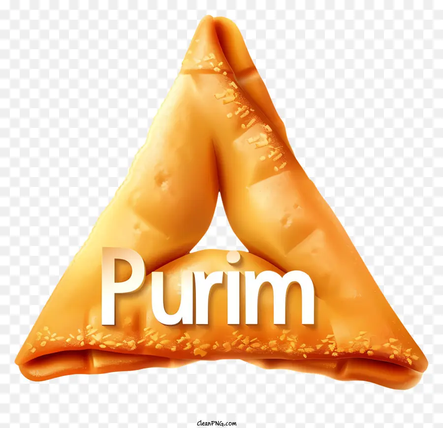 Purim，Hamantaschen Dengan Teks Purim PNG