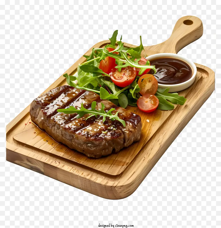 Steak，Salad PNG