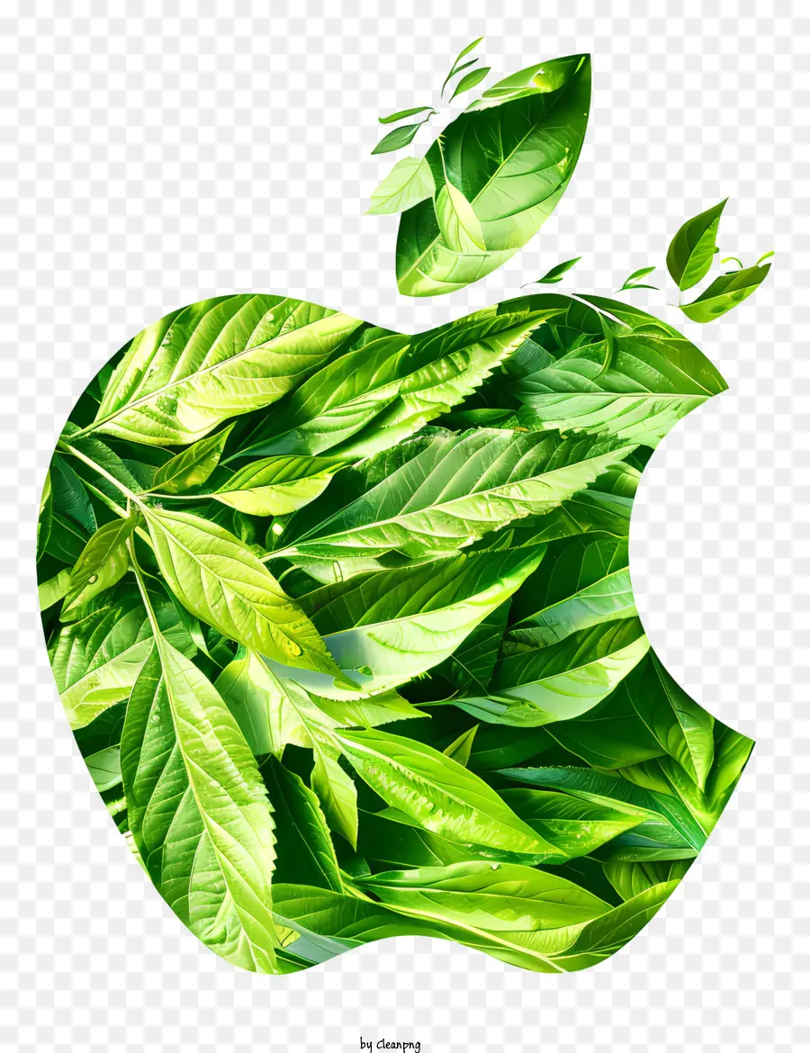 Logo Apple，Latar Belakang Hitam PNG