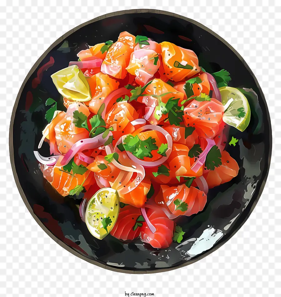 Ceviche，Salad PNG